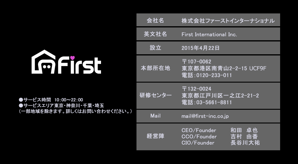 First 会社情報